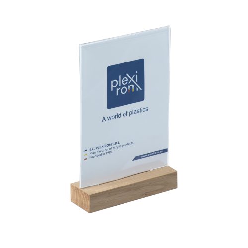 Wood Base Poster Holder